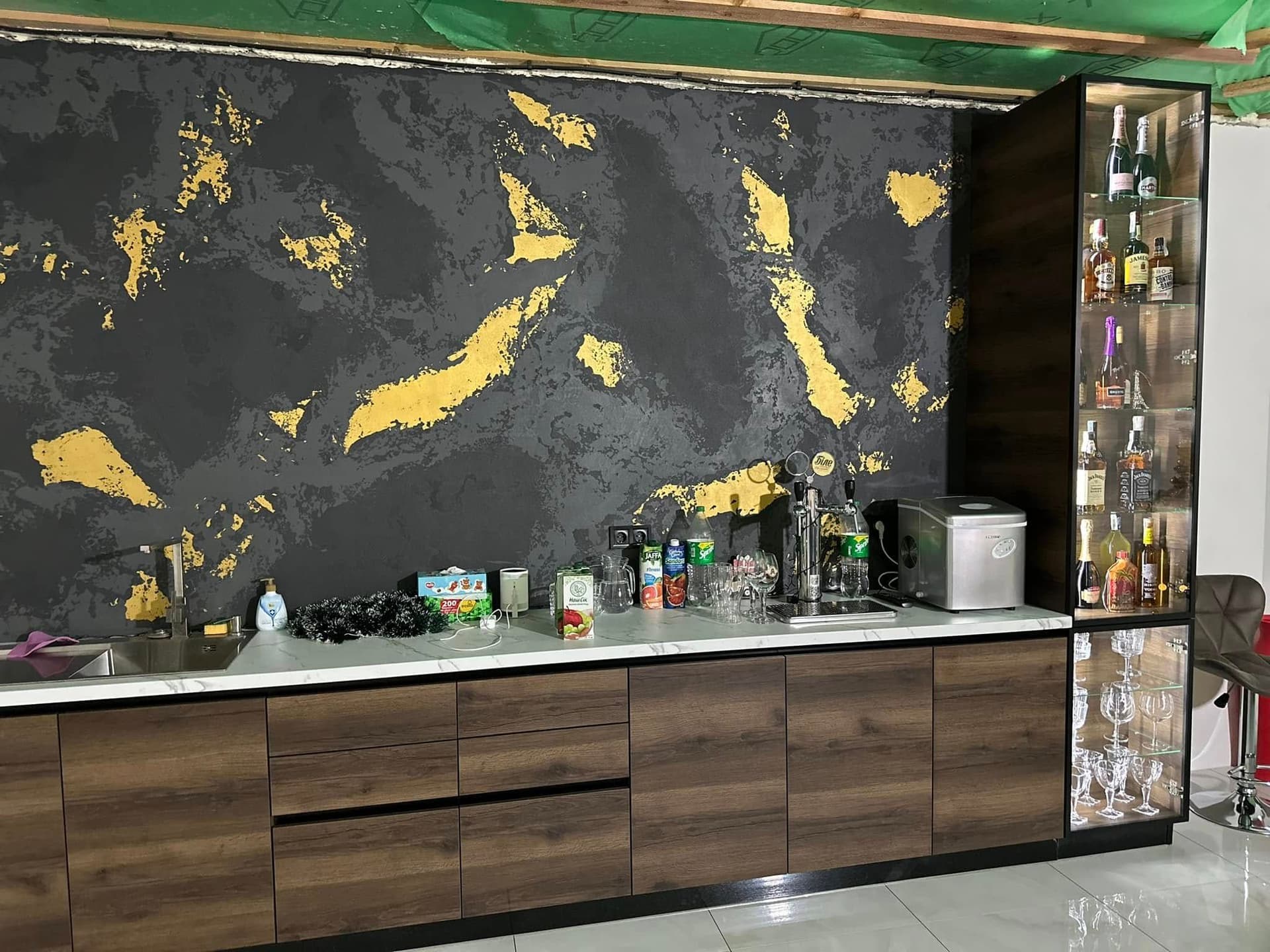 Лофт кухня «Gold Art Loft» - фото 2
